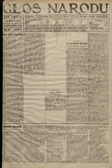 Głos Narodu (wydanie poranne). 1918, nr 94