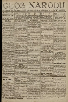 Głos Narodu (wydanie wieczorne). 1918, nr 94