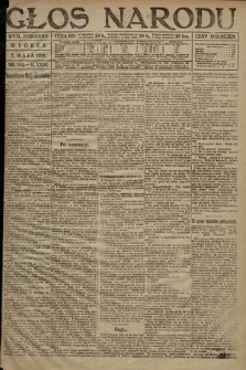 Głos Narodu (wydanie poranne). 1918, nr 104