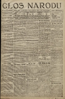 Głos Narodu (wydanie wieczorne). 1918, nr 107