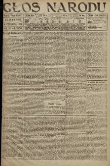 Głos Narodu (wydanie poranne). 1918, nr 121