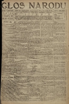 Głos Narodu (wydanie poranne). 1918, nr 122