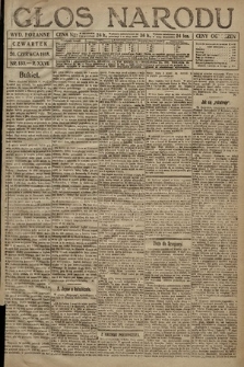 Głos Narodu (wydanie poranne). 1918, nr 133