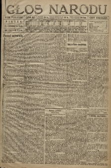 Głos Narodu (wydanie poranne). 1918, nr 134