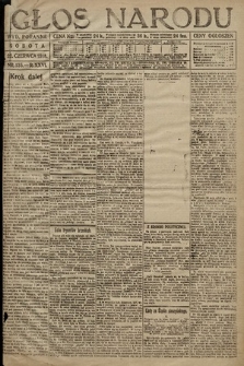Głos Narodu (wydanie poranne). 1918, nr 135