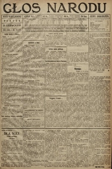 Głos Narodu (wydanie wieczorne). 1918, nr 135