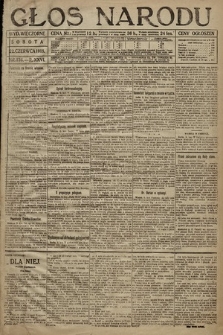 Głos Narodu (wydanie wieczorne). 1918, nr 136