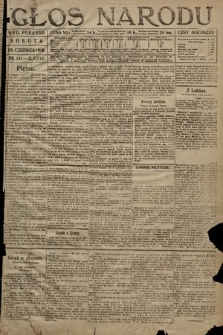 Głos Narodu (wydanie poranne). 1918, nr 141