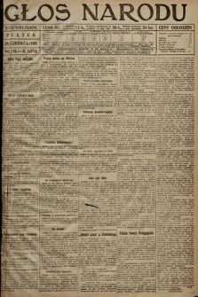 Głos Narodu (wydanie wieczorne). 1918, nr 141