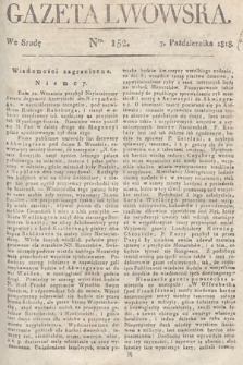 Gazeta Lwowska. 1818, nr 152