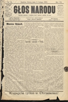 Głos Narodu. 1899, nr 34