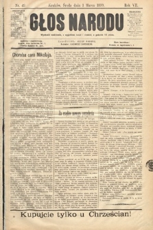 Głos Narodu. 1899, nr 49