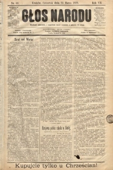 Głos Narodu. 1899, nr 68