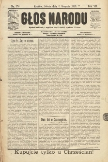 Głos Narodu. 1899, nr 176