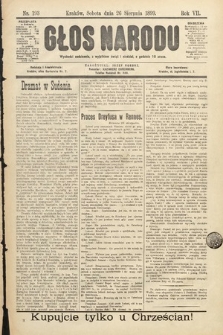 Głos Narodu. 1899, nr 193