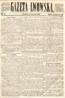 Gazeta Lwowska. 1867, nr 5