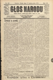 Głos Narodu. 1899, nr 245