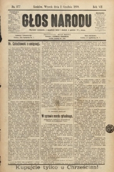 Głos Narodu. 1899, nr 277