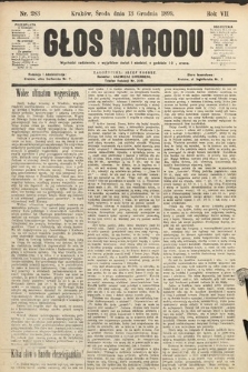 Głos Narodu. 1899, nr 283