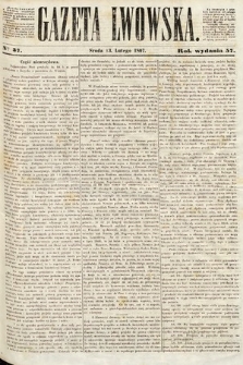 Gazeta Lwowska. 1867, nr 37