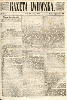 Gazeta Lwowska. 1867, nr 43