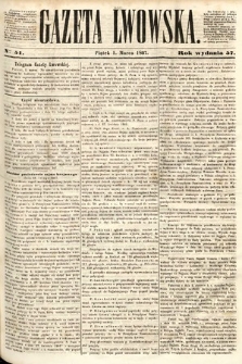 Gazeta Lwowska. 1867, nr 51