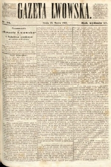 Gazeta Lwowska. 1867, nr 72