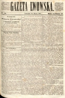 Gazeta Lwowska. 1867, nr 73
