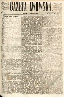 Gazeta Lwowska. 1867, nr 77