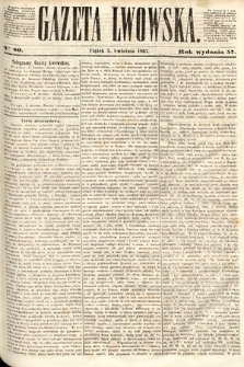 Gazeta Lwowska. 1867, nr 80