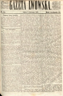 Gazeta Lwowska. 1867, nr 81