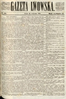 Gazeta Lwowska. 1867, nr 84