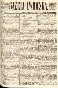 Gazeta Lwowska. 1867, nr 86