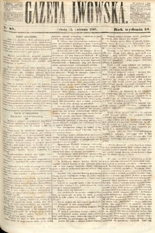 Gazeta Lwowska. 1867, nr 87