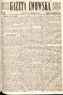 Gazeta Lwowska. 1867, nr 91
