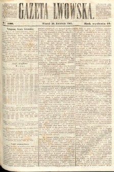 Gazeta Lwowska. 1867, nr 100