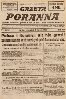 Gazeta Poranna. 1921, nr 5666