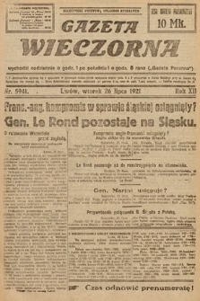 Gazeta Wieczorna. 1921, nr 5941