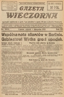 Gazeta Wieczorna. 1921, nr 5959