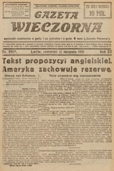 Gazeta Wieczorna. 1921, nr 5969