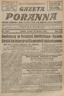 Gazeta Poranna. 1922, nr 6267