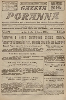 Gazeta Poranna. 1922, nr 6275
