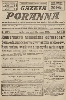 Gazeta Poranna. 1922, nr 6289