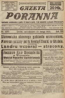 Gazeta Poranna. 1922, nr 6297