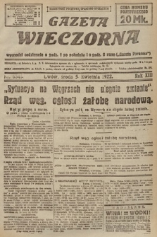 Gazeta Wieczorna. 1922, nr 6341
