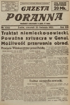 Gazeta Poranna. 1922, nr 6362