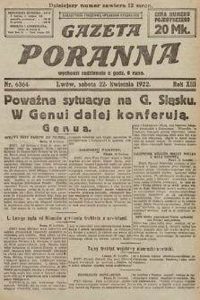 Gazeta Poranna. 1922, nr 6364