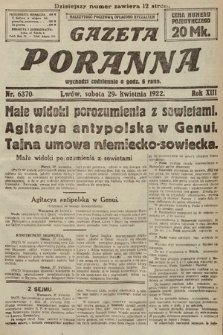 Gazeta Poranna. 1922, nr 6370