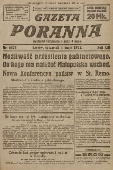 Gazeta Poranna. 1922, nr 6374