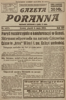 Gazeta Poranna. 1922, nr 6375